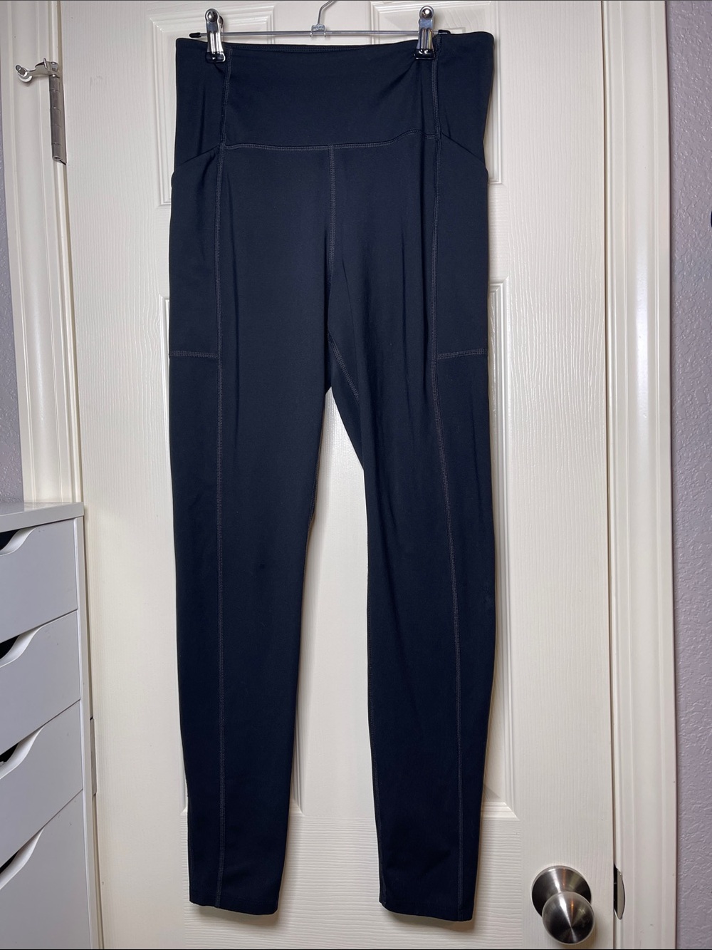 girlfriend collective Black High-Rise Pocket Leggings